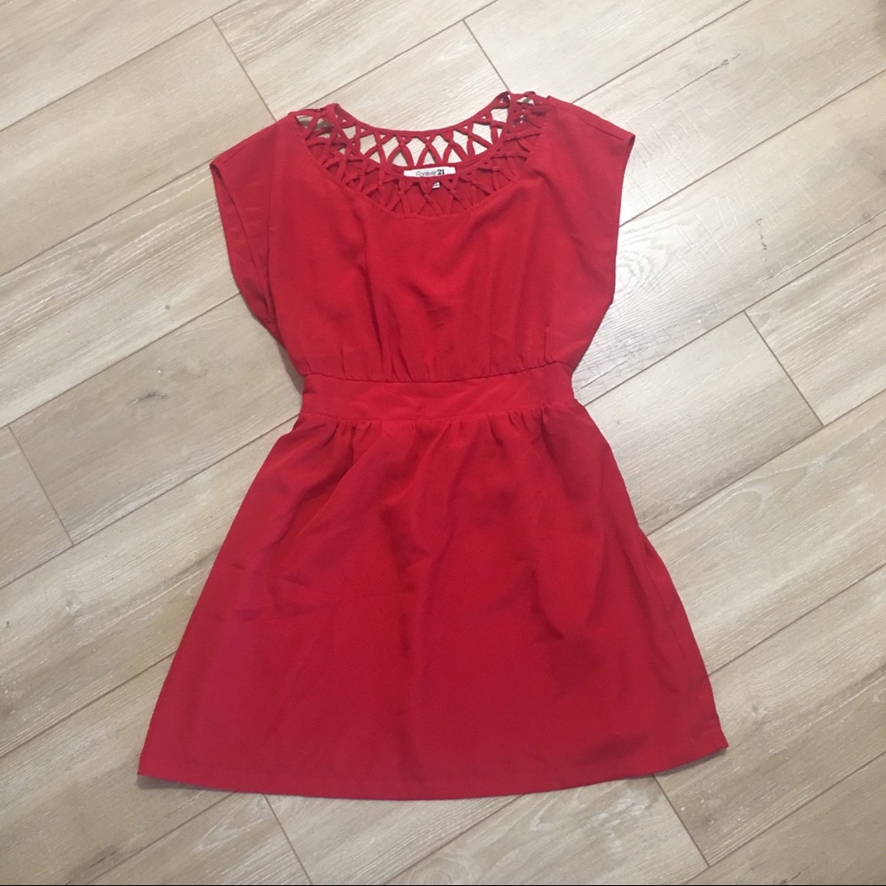Red dress